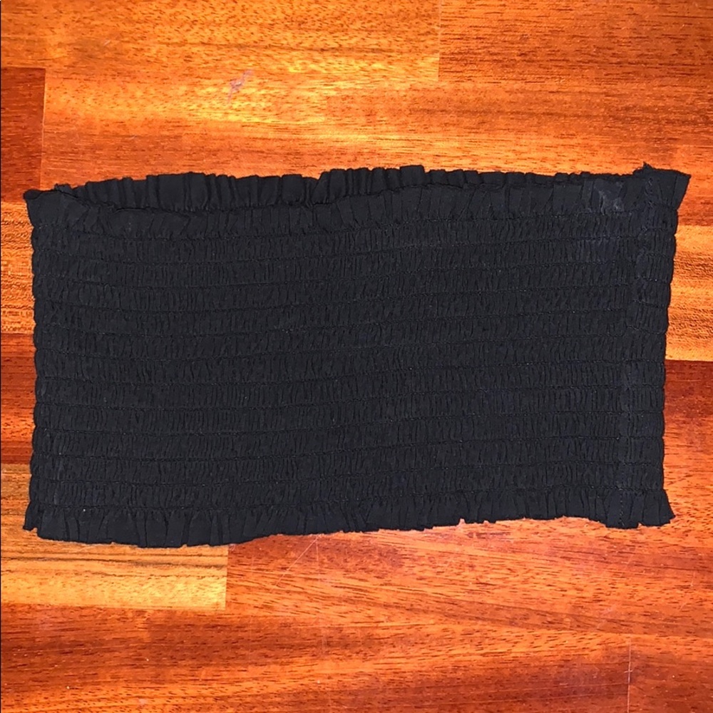 Brandy Melville Smocked Bandeau Top